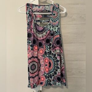 Sew In Love Pastel Floral Tank Top